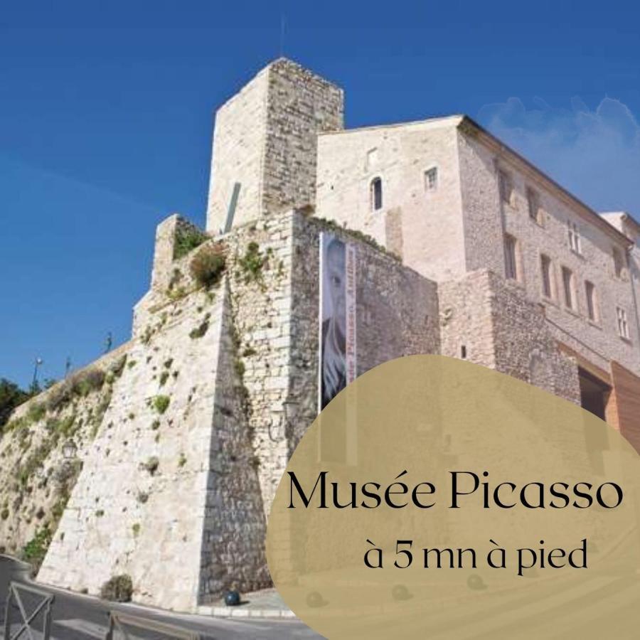 Vieil Antibes, Plage De Sable, Avec Parking Экстерьер фото